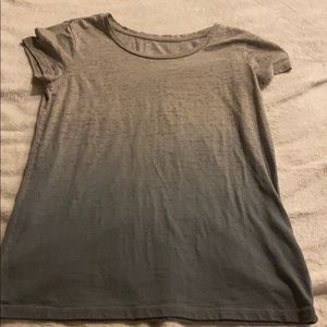 Ombré blue and light brown top